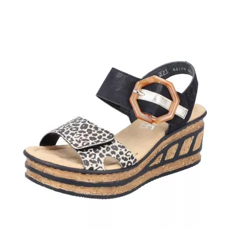 Sandały RIEKER 68176-00 black