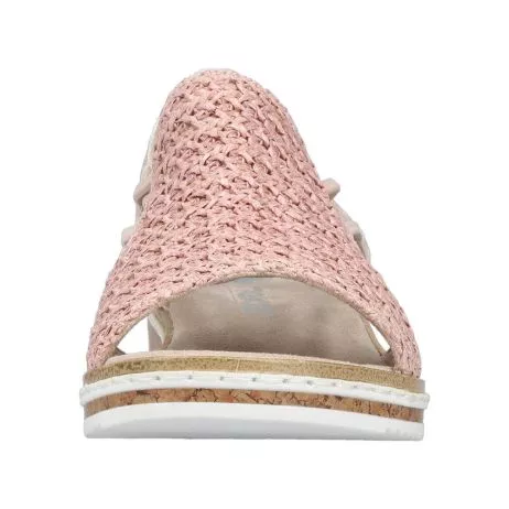 Sandały RIEKER V3641-31 pink