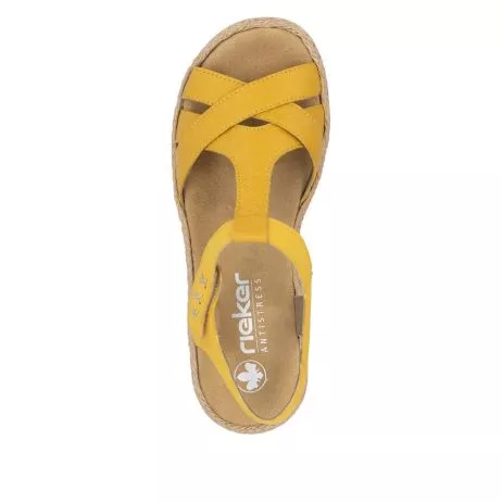 Sandały RIEKER V0919-68 yellow
