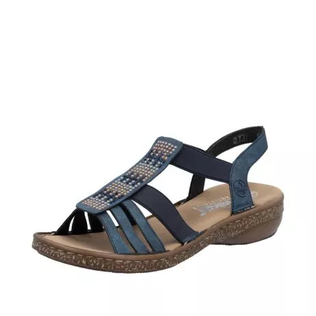 Sandały RIEKER 628G7-14 blue