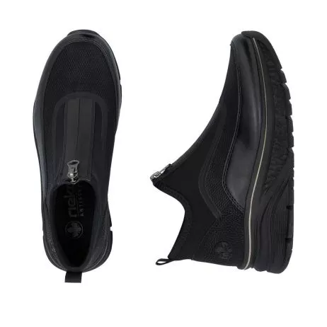 Półbuty RIEKER 48053-00 black