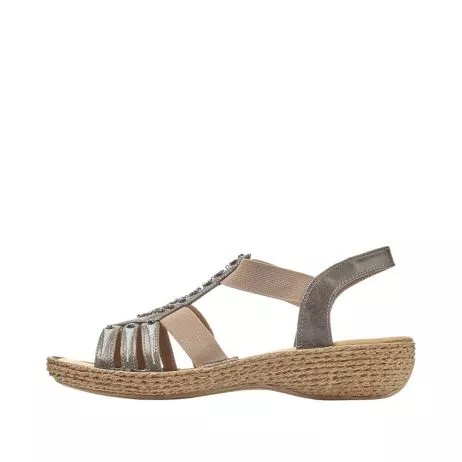 Sandały RIEKER 65861-45 grey