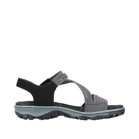 Sandały RIEKER 68871-00 black