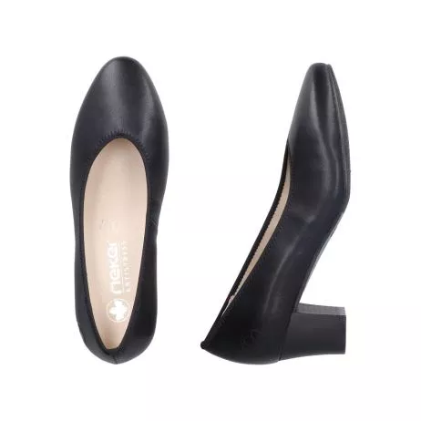 Czółenka RIEKER 44650-04 black