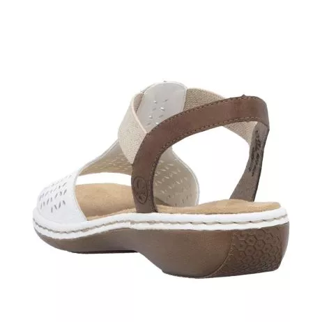 Sandały RIEKER 65917-80 white