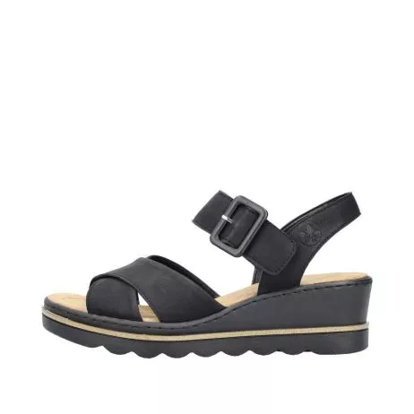 Sandały RIEKER 67463-00 black
