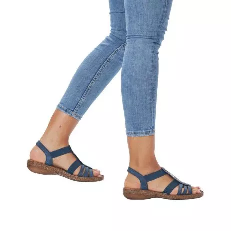 Sandały RIEKER 628G9-16 blue
