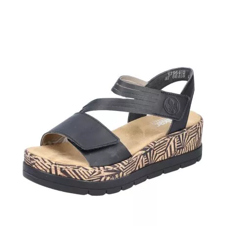 Sandały RIEKER V3964-02 black