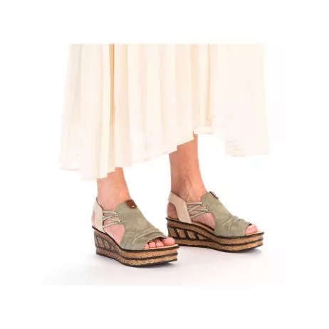 Sandały RIEKER 68175-52 green