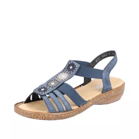 Sandały RIEKER 628G9-16 blue