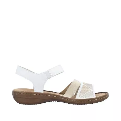 Sandały RIEKER 608C4-80 white