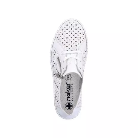 Półbuty RIEKER M2300-80 white