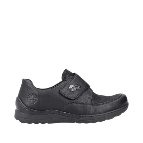 Półbuty RIEKER 48954-00 black
