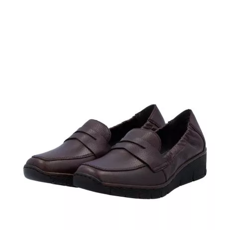 Mokasyny RIEKER 53797-35 red