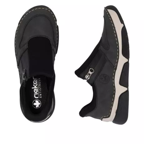 Półbuty RIEKER 45965-45 grey