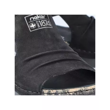 Sandały RIEKER 64463-01 black