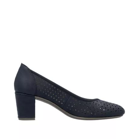 Czółenka RIEKER 41057-14 blue