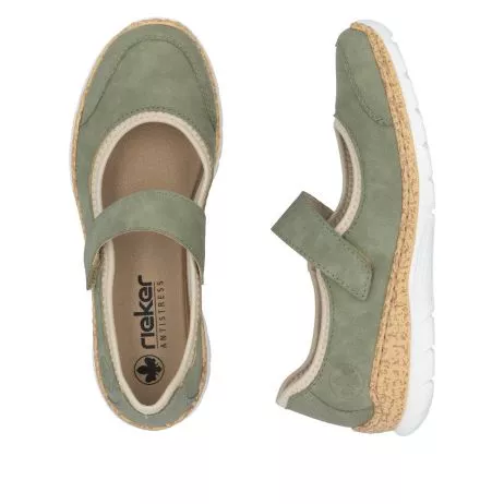 Półbuty RIEKER N42B0-52 green