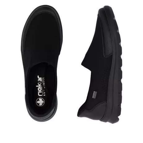 Półbuty RIEKER Z0054-00 black