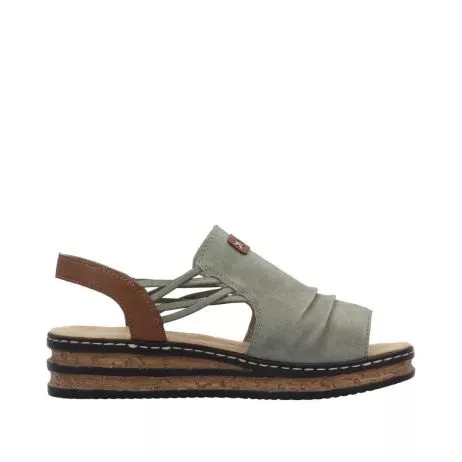Sandały RIEKER 62962-52 green