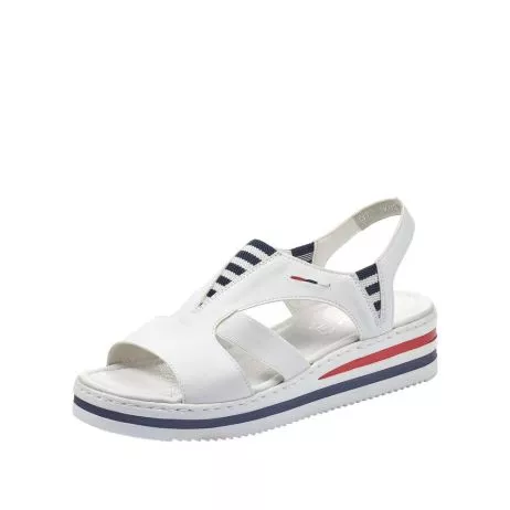 Sandały RIEKER V02Y5-80 white