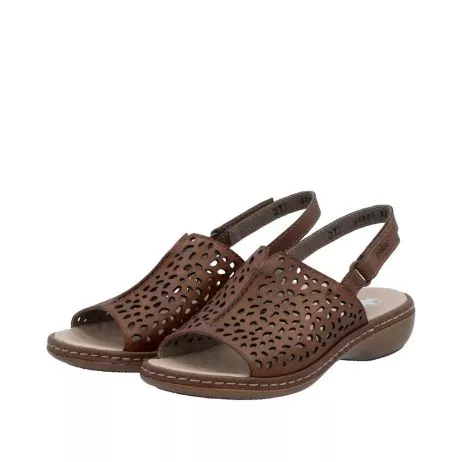 Sandały RIEKER 65985-25 brown