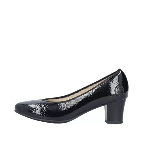 Czółenka RIEKER 44650-02 black