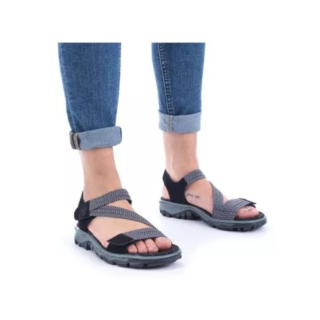 Sandały RIEKER 68871-00 black