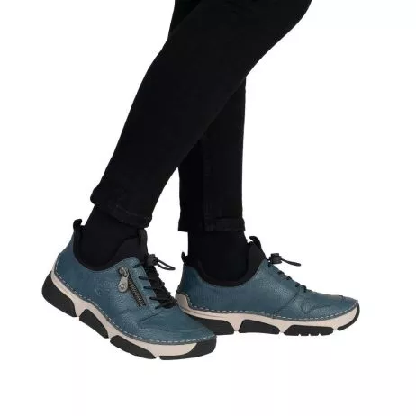 Półbuty RIEKER 45951-14 blue