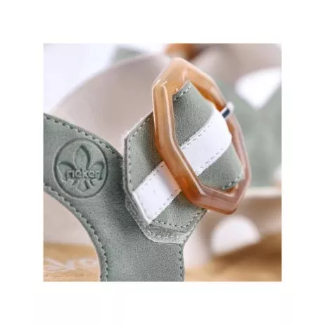 Sandały RIEKER 67476-81 white