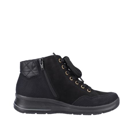 Trzewiki RIEKER L7701-00 black