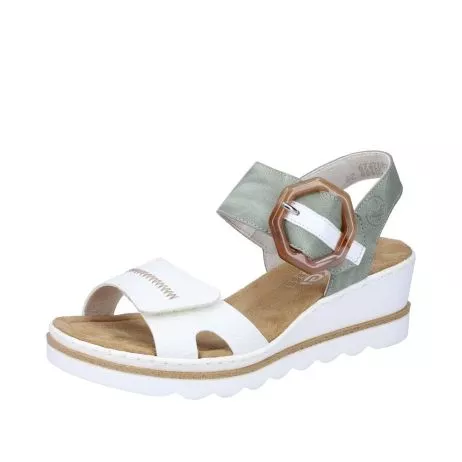 Sandały RIEKER 67476-81 white