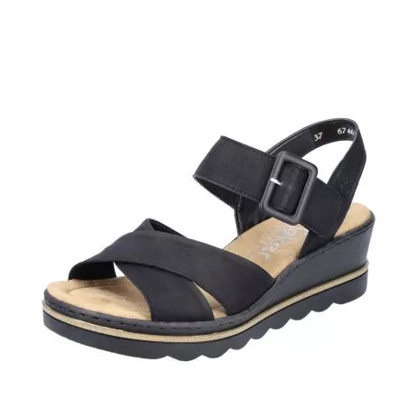 Sandały RIEKER 67463-00 black