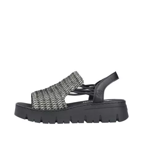 Sandały RIEKER V1051-00 black