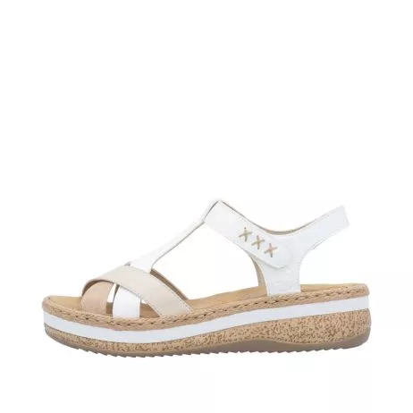 Sandały RIEKER V0919-80 white