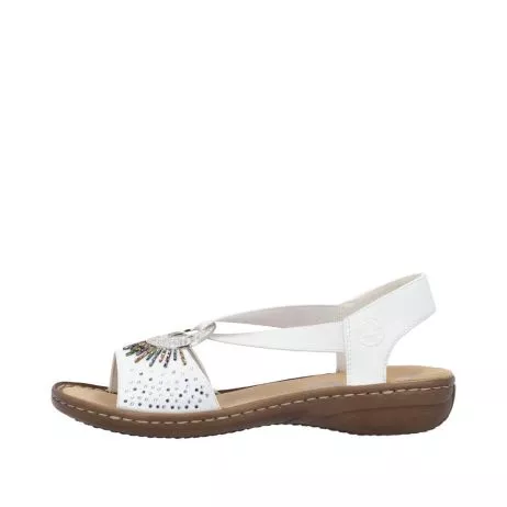 Sandały RIEKER 60880-80 white