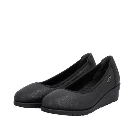 Czółenka RIEKER L5360-00 black