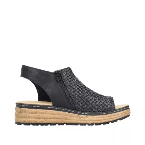 Sandały RIEKER 62783-00 black