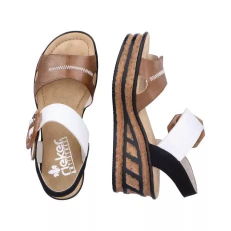Sandały RIEKER 68176-64 beige