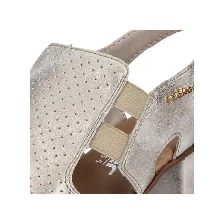 Sandały RIEKER 64665-60 beige