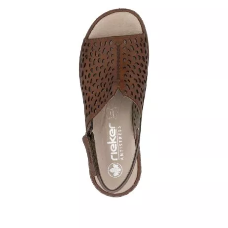 Sandały RIEKER 65985-25 brown
