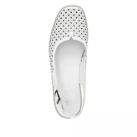 Sandały RIEKER 41350-80 white