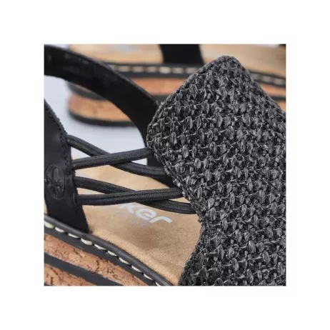 Sandały RIEKER 62941-00 black