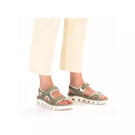 Sandały RIEKER 64066-52 grey