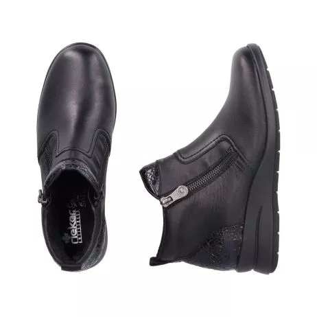 Botki RIEKER L4861-00 black