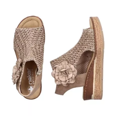 Sandały RIEKER 63791-60 beige