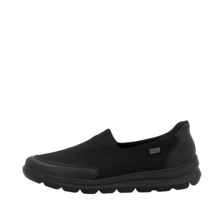 Półbuty RIEKER Z0054-00 black
