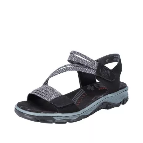 Sandały RIEKER 68871-00 black