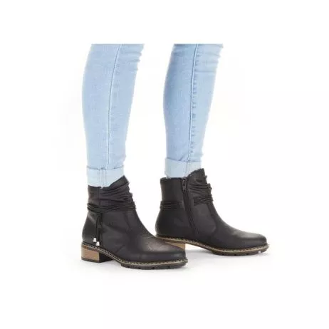Botki RIEKER 77263-00 black