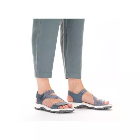 Sandały RIEKER 68871-14 blue